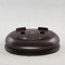 2 Oval Heavy Duty Plastic Bonsai / Succulent Pot + Mesh 7"x 4.5"x 2" Dark Brown
